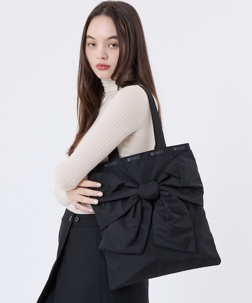 BOW EMERALD TOTE ブラックボウズ