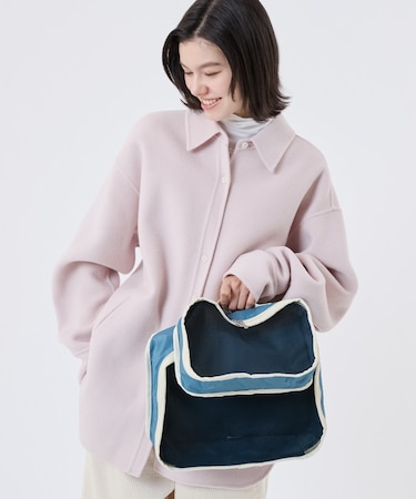 PACKING POUCH SET ブルーインディゴ/ベージュ