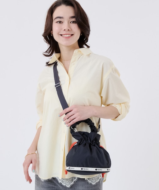 GH DRAWSTRING XBODY ディープシー/マンダリンコード