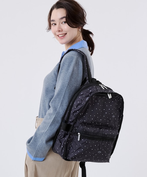 ROUTE BACKPACK リサイクルドブラックJP｜レスポートサックの通販