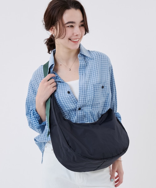 LG HAMMOCK ADJ BAG ディープシー/ボトルグリーンウェビング