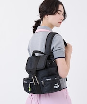 MSGM VOYAGER BACKPACK ボヤージャーブラックジャカード