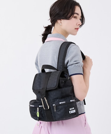 MSGM VOYAGER BACKPACK ボヤージャーブラックジャカード