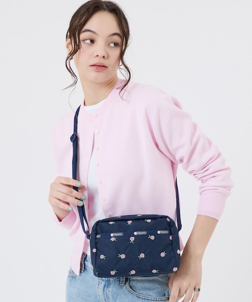 DANIELLA CROSSBODY ピンクローズエンブロイダリー