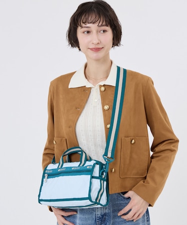 MINI DUFFEL CROSSBODY スペクテイタークリアスカイ/ティール