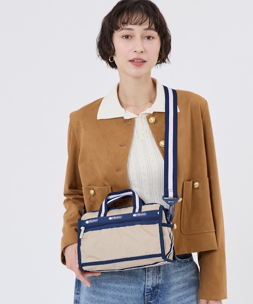 MINI DUFFEL CROSSBODY スペクテイターボーン/ネイビー
