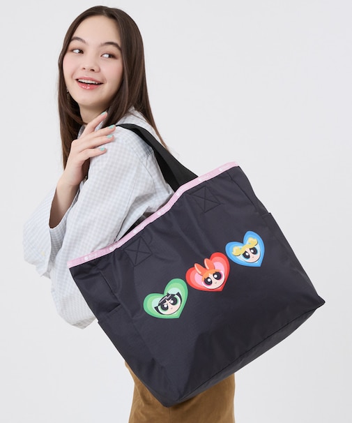 LG REVERSIBLE TOTE パワーパフ ガールズガールズパワートート
