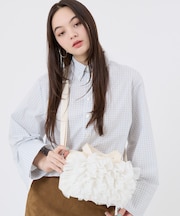 RUFFLE EVERYDAY SM SATCHEL メレンゲレースラッフル