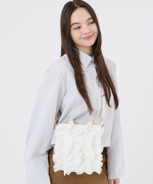 RUFFLE MINI N/S TOTE メレンゲレースラッフル｜レスポートサックの