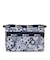 COSMETIC CLUTCH フローラルレースネイビー