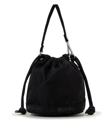 DRAWSTRING BUCKET CHARM リサイクルドブラックJP