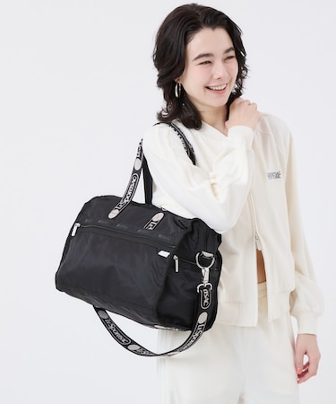 DELUXE MED WEEKENDER MH ロゴジャガードブラックスナイデル