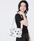 LG BOW SM SATCHEL ノワールポルカドットスナイデル