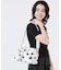 LG BOW SM SATCHEL ノワールポルカドットスナイデル