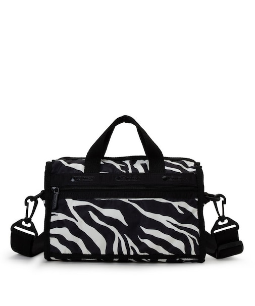 MINI DUFFEL CROSSBODY クリームブラックゼブラ