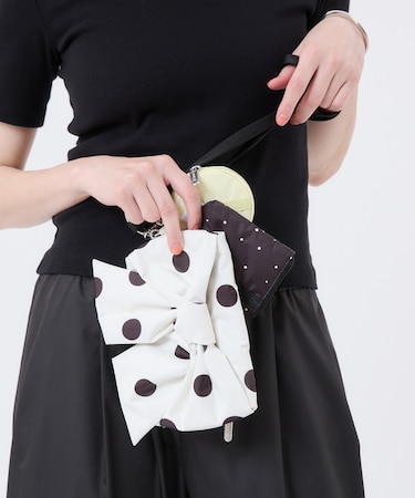 BOW MULTI POUCH SET ポルカドットマルチスナイデル