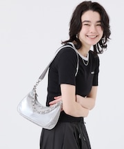 CHAIN SMALL CONV HOBO シルバーシャインスナイデル