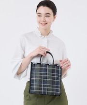 WOVEN MED DRAWST TOTE マルチメッシュノワール