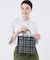 WOVEN MED DRAWST TOTE マルチメッシュノワール