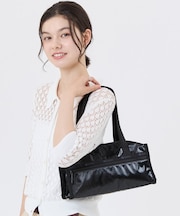 E/W SQUARE SHOULDER ブラックシャイン