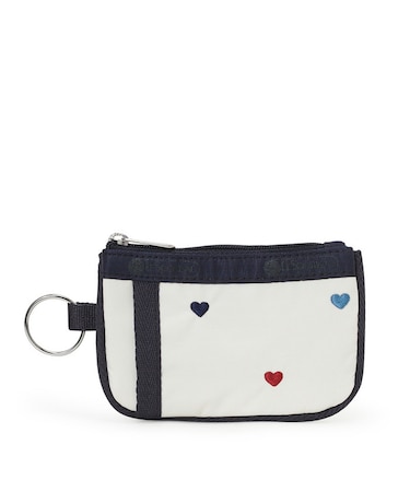 KEY CARD HOLDER トリコロールハートエンブロイダリー