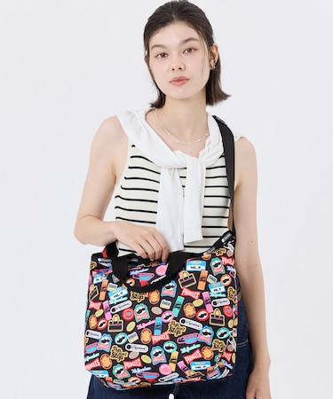 【LeSportsac×Pringles】DELUXE EASY CARRY TOTE プリングルズスティッカーズ