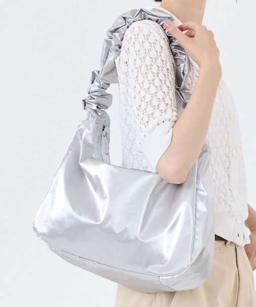 GH LARGE HOBO フロストシルバーシャイン