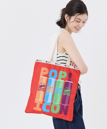 【LeSportsac×Pringles】GRAND EMERALD TOTE プリングルズポップアイコントート