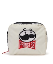【LeSportsac×Pringles】SQUARE COSMETIC プリングルズミスターPエンブロイダリー