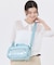 MINI DUFFEL CROSSBODY アクアブルーシャイン