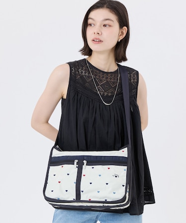 DELUXE EVERYDAY BAG トリコロールハートエンブロイダリー