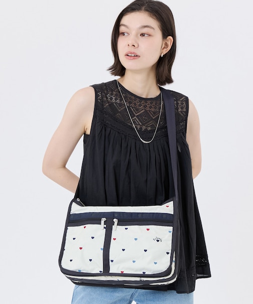 DELUXE EVERYDAY BAG トリコロールハートエンブロイダリー
