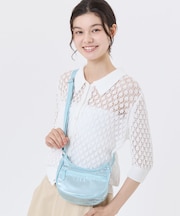 MINI HOBO CROSSBODY アクアブルーシャイン