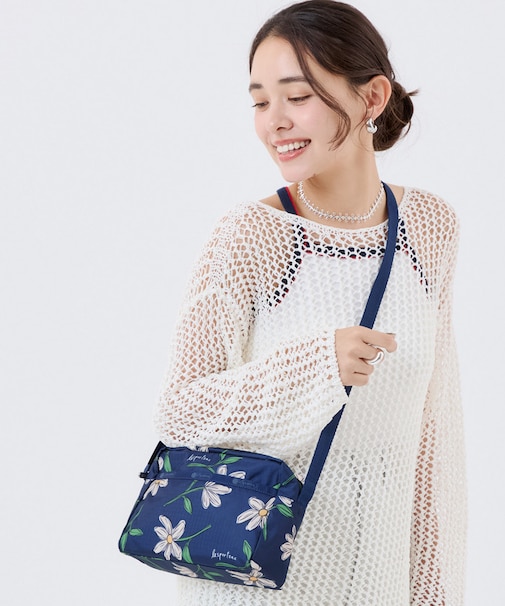 DANIELLA CROSSBODY フローラルブルームズネイビー