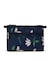 COSMETIC CLUTCH フローラルブルームズネイビー