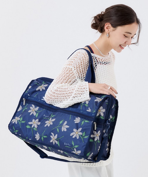 DELUXE LG WEEKENDER フローラルブルームズネイビー