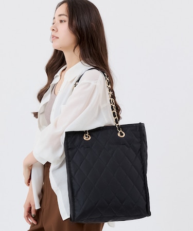 CHAIN N/S TOTE ミッドナイトキルトチェーン