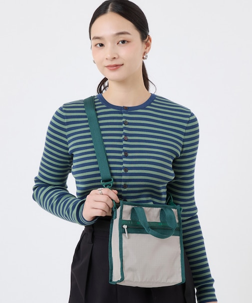 MINI N/S TOTE ドリフトストーン/エデングリーン