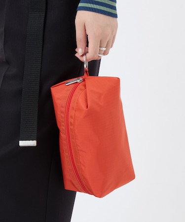 LARGE ZIP POUCH オータムオレンジ