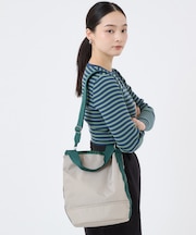CONVERTIBLE BUCKET BAG ドリフトストーン/エデングリーン