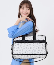 DELUXE MED WEEKENDER インクスケッチドフローラルアイボリー