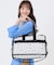 DELUXE MED WEEKENDER インクスケッチドフローラルアイボリー