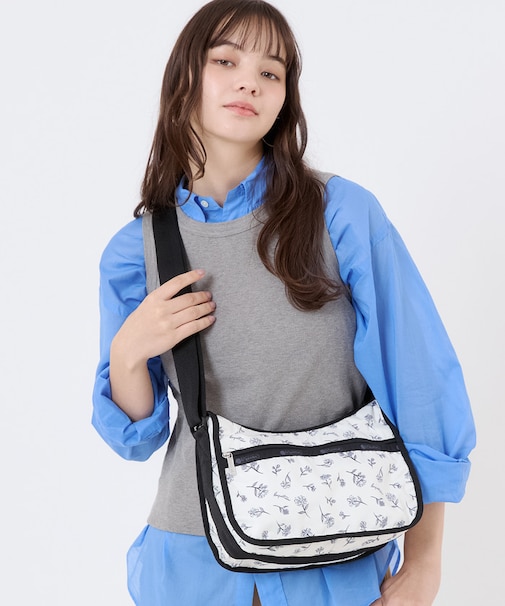 CLASSIC HOBO インクスケッチドフローラルアイボリー