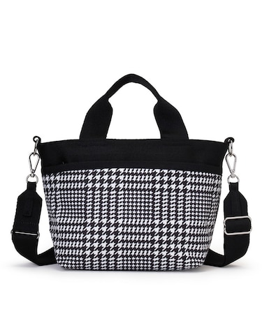 SMALL BUCKET TOTE シティハウンドトゥース