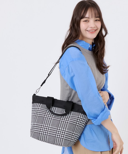 BUCKET TOTE シティハウンドトゥース