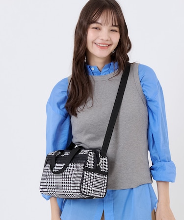 EVERYDAY SM SATCHEL シティハウンドトゥース
