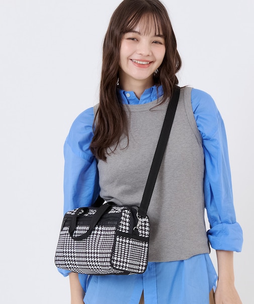 EVERYDAY SM SATCHEL シティハウンドトゥース