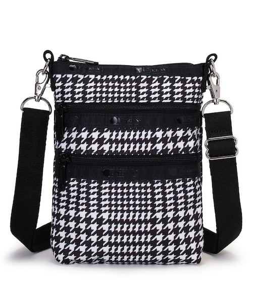 3 ZIP CROSSBODY シティハウンドトゥース