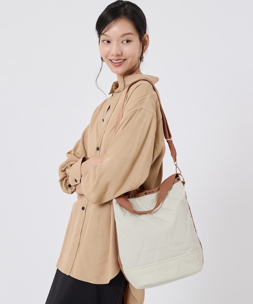 CONVERTIBLE BUCKET BAG ムーンリットサンド