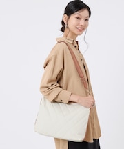 MEDIUM ZIP SHOULDER ムーンリットサンド